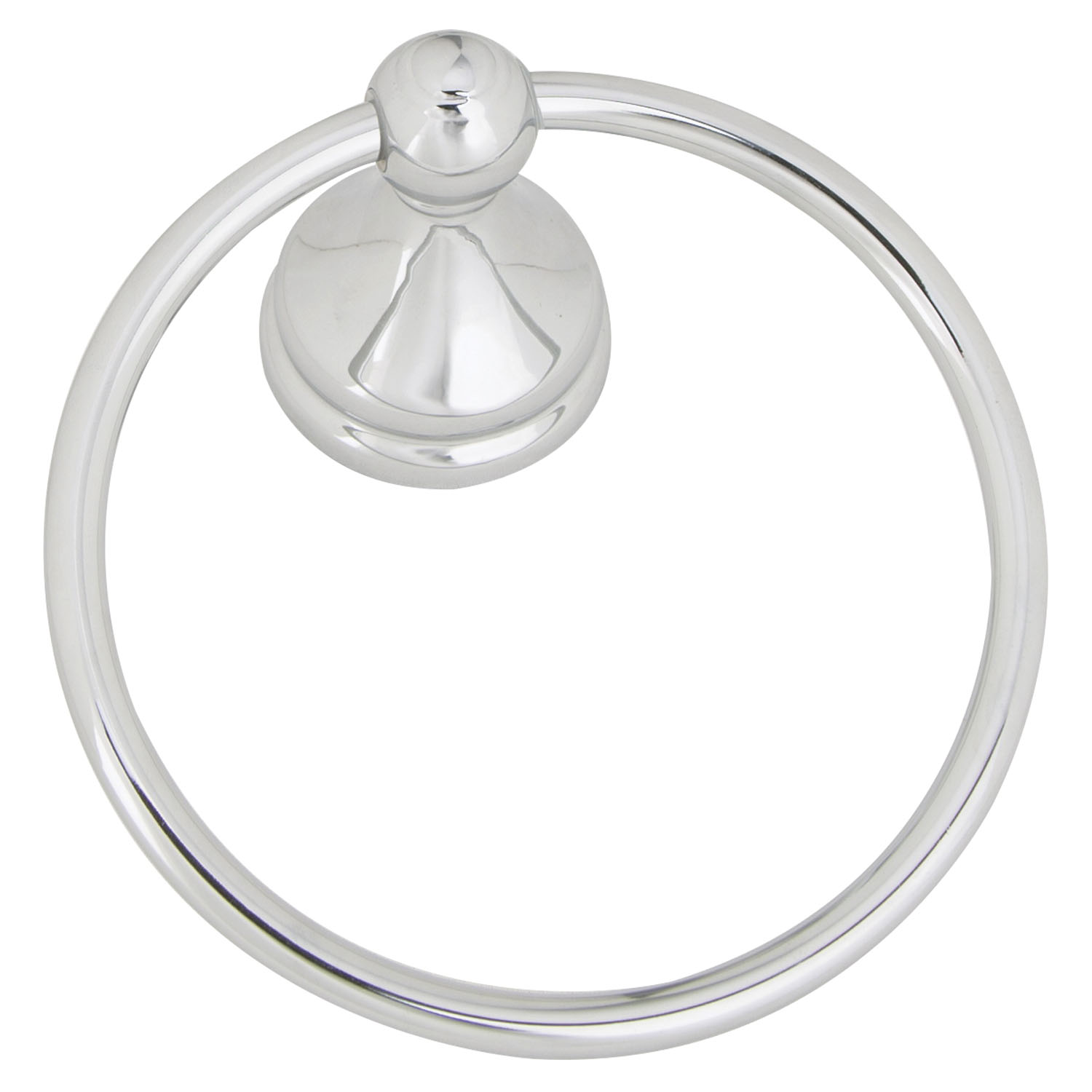 L5060-26-103L Towel Ring, 6 in Dia Ring, Chrome, Wall