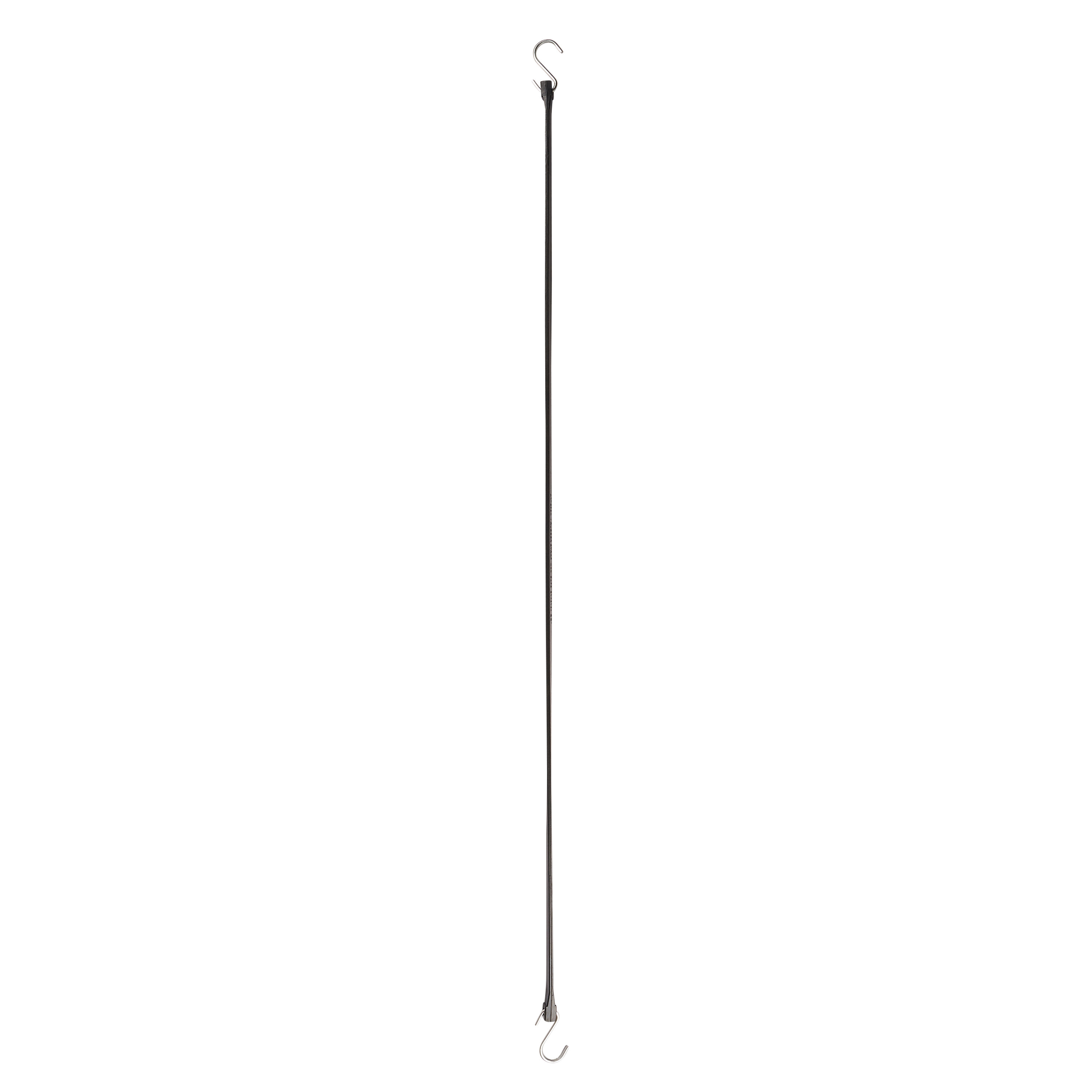 Keeper 06245 Strap, 3/4 in W, 45 in L, EPDM, Black, S-Hook End - 3