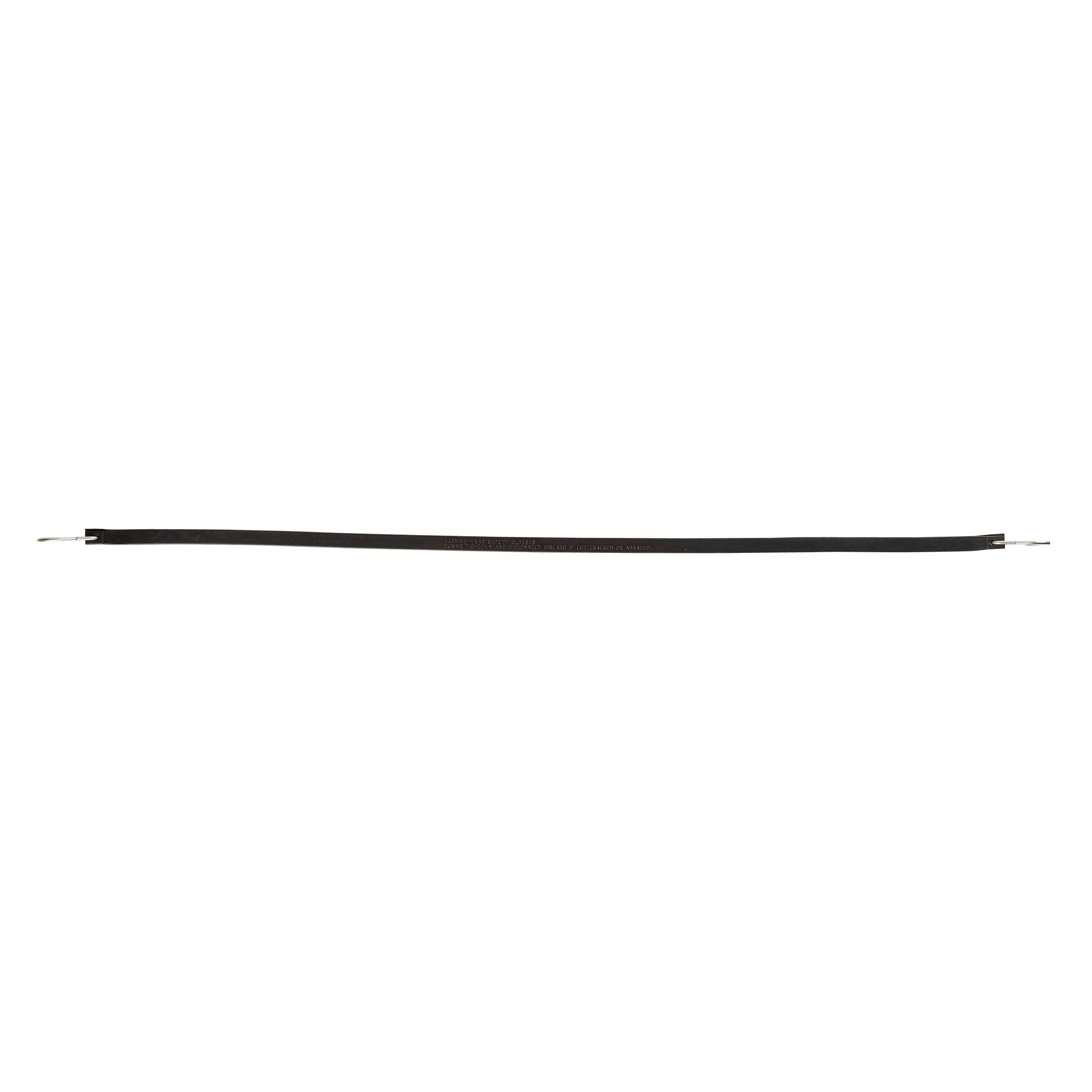 Keeper 06245 Strap, 3/4 in W, 45 in L, EPDM, Black, S-Hook End - 4