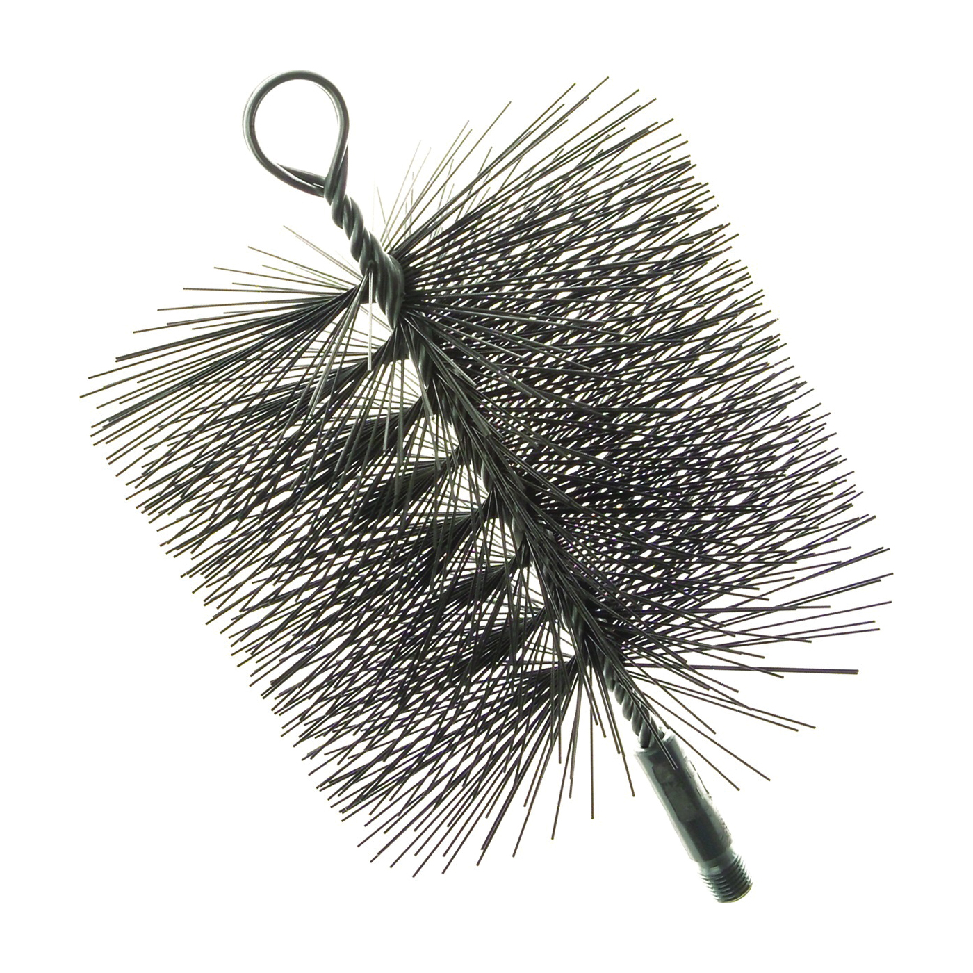 Premium Series BR0186 Chimney Brush, 8 in Dia Brush, 12 in L Brush, Steel Trim