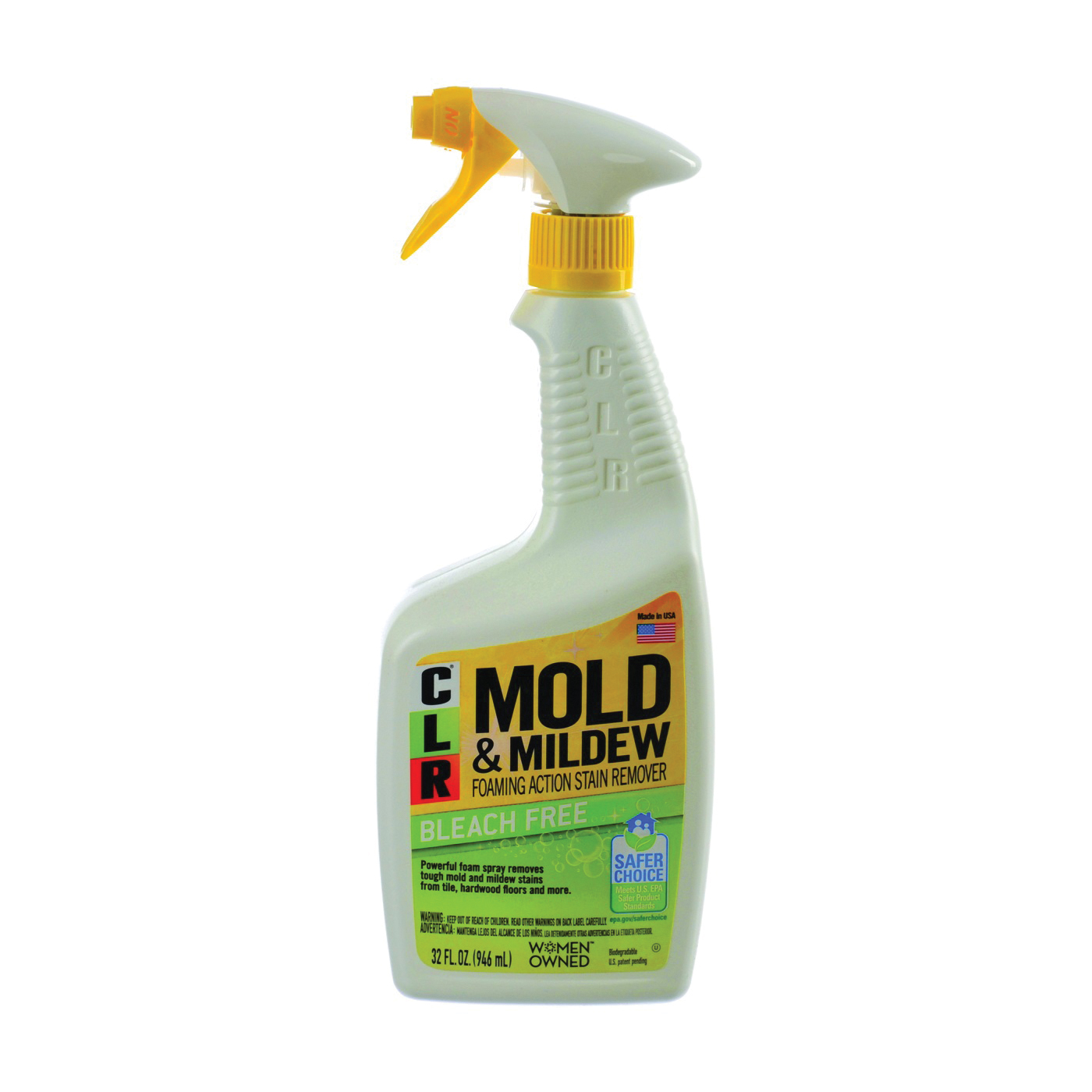 CMM-6 Bleach-Free Mold and Mildew Stain Remover, 32 oz, Liquid, Water White