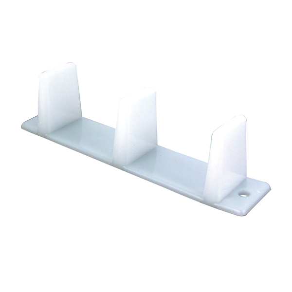 N 6563 Closet Door Guide, Nylon/Plastic, White, Floor