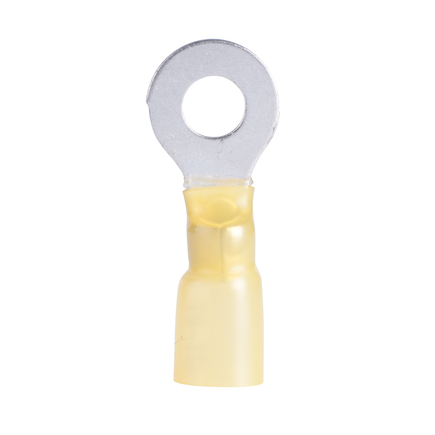 Xtreme AMT-106 Heat-Shrink Ring Terminal, 600 V, 12 to 10 AWG Wire, #8 to #10 Stud, Nylon Insulation
