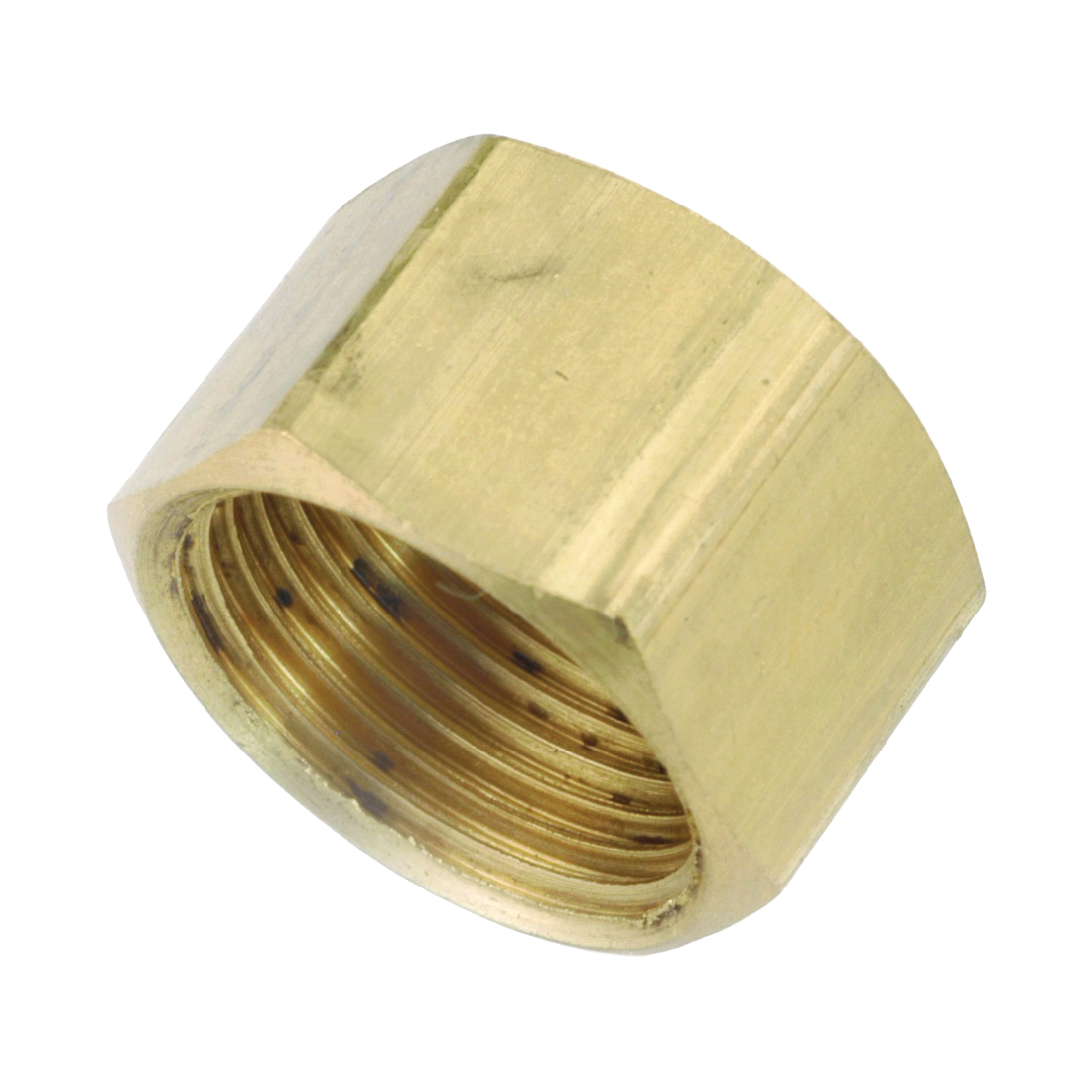 730081-10 Tube Cap, 5/8 in, Compression, Brass