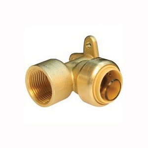 631-103HC/LF813DR Tube to Pipe Elbow, 1/2 in, 90 deg Angle, Brass, 200 psi Pressure