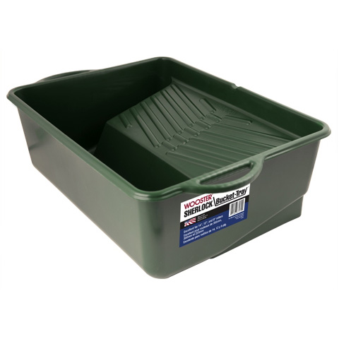 BR414-14 Bucket Paint Tray, 1 gal, Polypropylene, Green