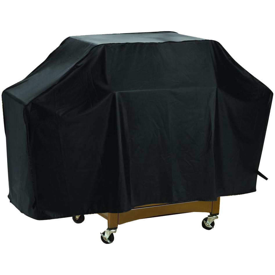 SPC03-123L Grill Cover, 20 in Width, 34 in Height, Vinyl, Black