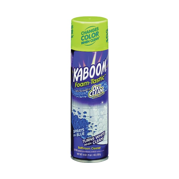 Foam-Tastic 35270 Bathroom Cleaner, 19 oz, Liquid, Citrus, Dark Blue