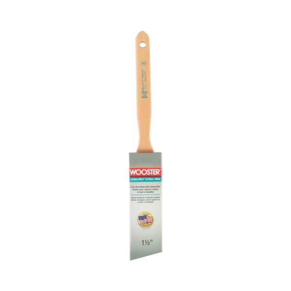 Ultra/Pro 4153-1-1/2 Paint Brush, 1-1/2 in W, Extra-Firm Brush, 2-7/16 in L Bristle, Nylon Bristle, Sash Handle