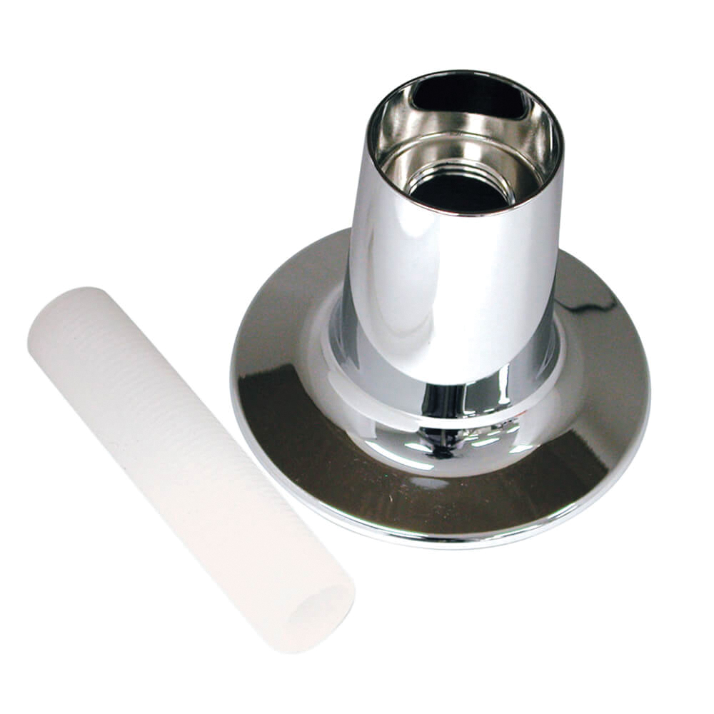 88457 Handle Flange Set, 5/8 in ID, 2-3/4 in OD, Metal, Chrome-Plated