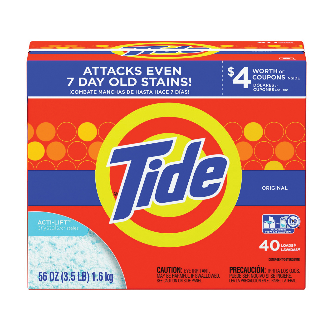 84981 Laundry Detergent, 56 oz, Box, Powder, Original