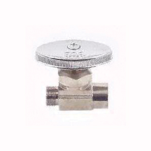PP20062LF Shut-Off Valve, 1/2 x 3/8 in Connection, Sweat x Compression, Quarter-Turn Actuator, Brass Body