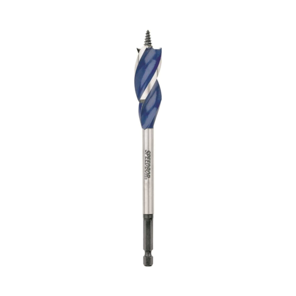 3041014 Auger Boring Bit, 9/16 in Dia, 6 in OAL, Tapered Flute, 3-Flute, 1/4 in Dia Shank, Hex Shank