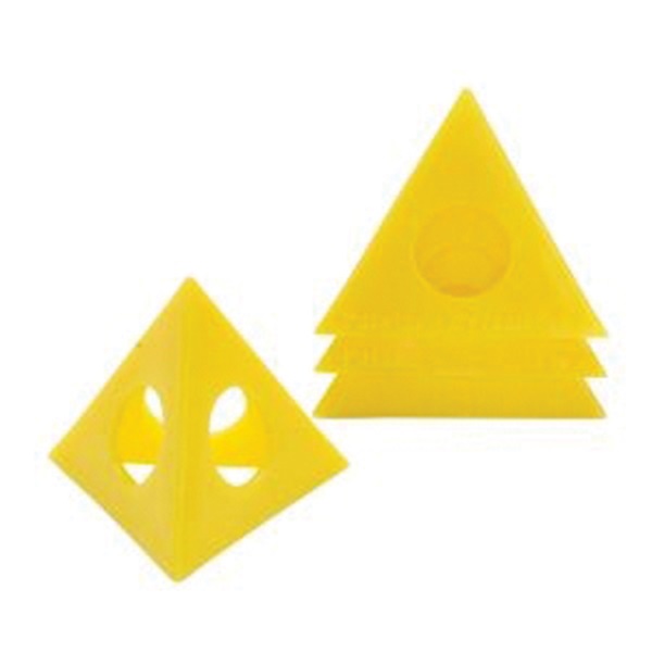 Hyde 43510 Painters Pyramid, Plastic, Yellow - 1