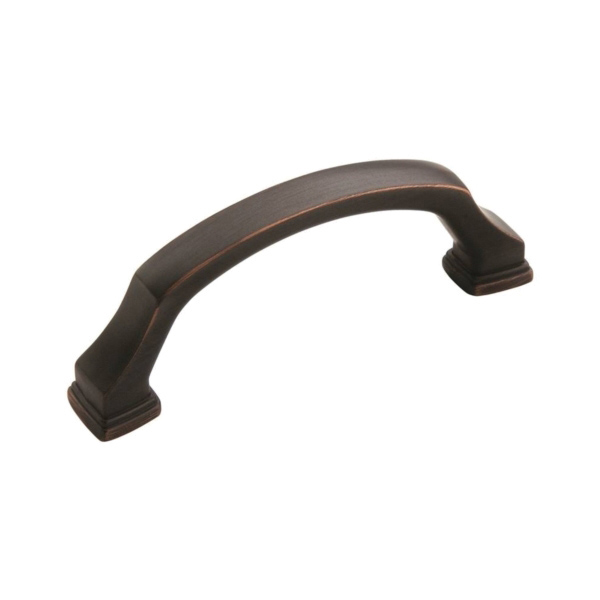Revitalize Series BP55343ORB Cabinet Pull, 3-11/16 in L Handle, 1-3/8 in H Handle, 1-3/8 in Projection, Zinc