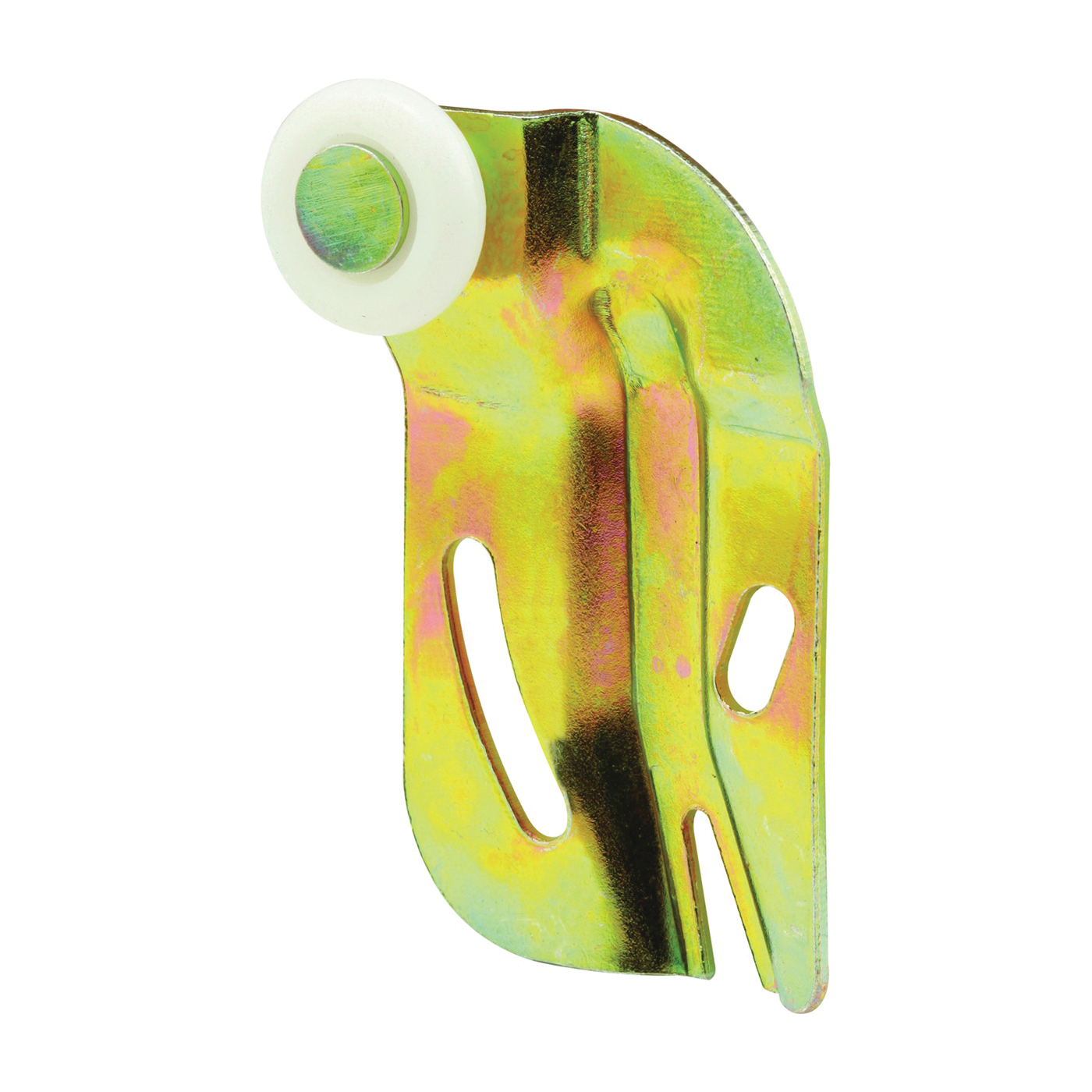 N 6508 Roller Assembly, 3/4 in Dia Roller, 1/4 in W Roller, Nylon, Brown, 1-Roller, 50 lb, Side