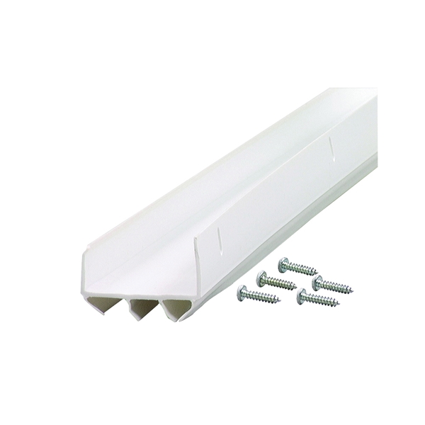 06528 Door Bottom, 36 in L, 1-3/4 in W, 1-1/2 in H, Vinyl