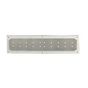 Duraflo 641604 Soffit Vent, 15.94 in L, 3.98 in W, 18.6 sq-in Net Free Ventilating Area, Plastic, White - 1