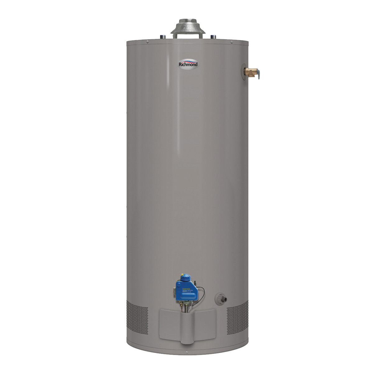 Essential Series 6G40S-34F3 Gas Water Heater, Natural Gas, 40 gal Tank, 65 gph, 34,000 Btu/hr BTU