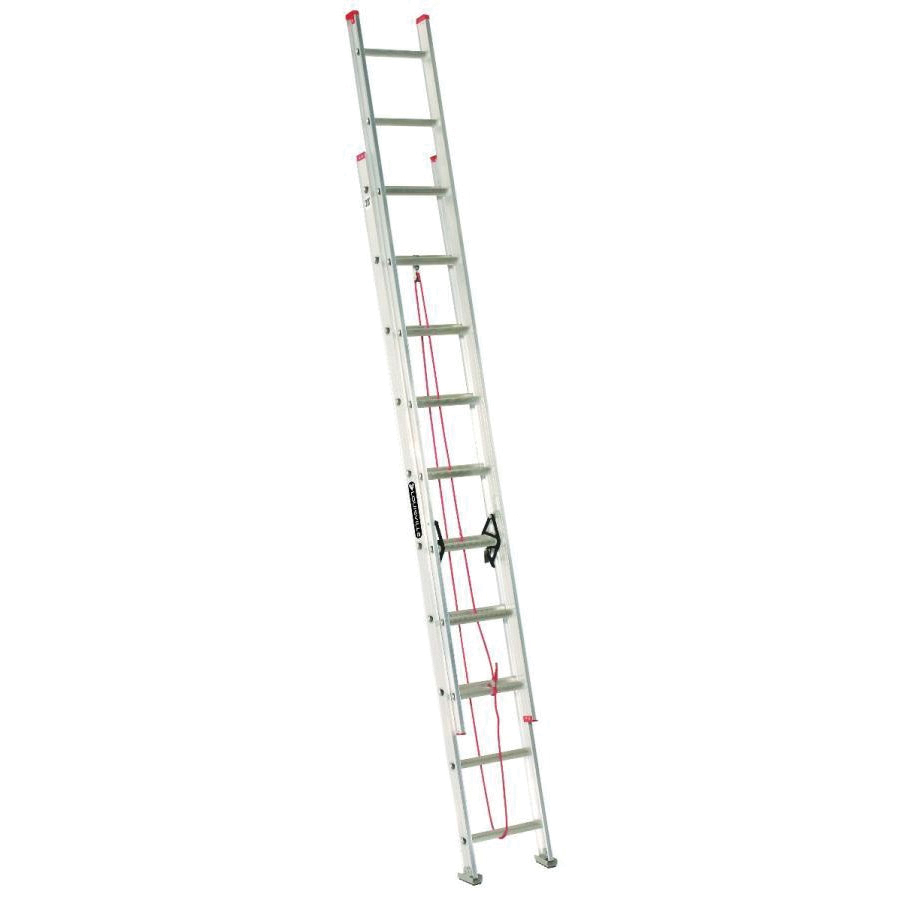 L-2324-20 20 ft. Extension Ladder, 240 in. Reach, 200 lb, Aluminum