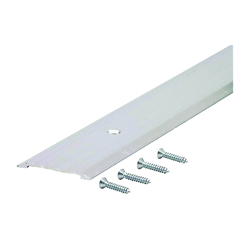 11056 Saddle Threshold, 36 in L, 1-3/4 in W, Aluminum, Silver