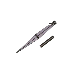 382005B Sprinkler Stake, 8 in L, 1/4 in Connection, Barbed, ABS/Polyethylene