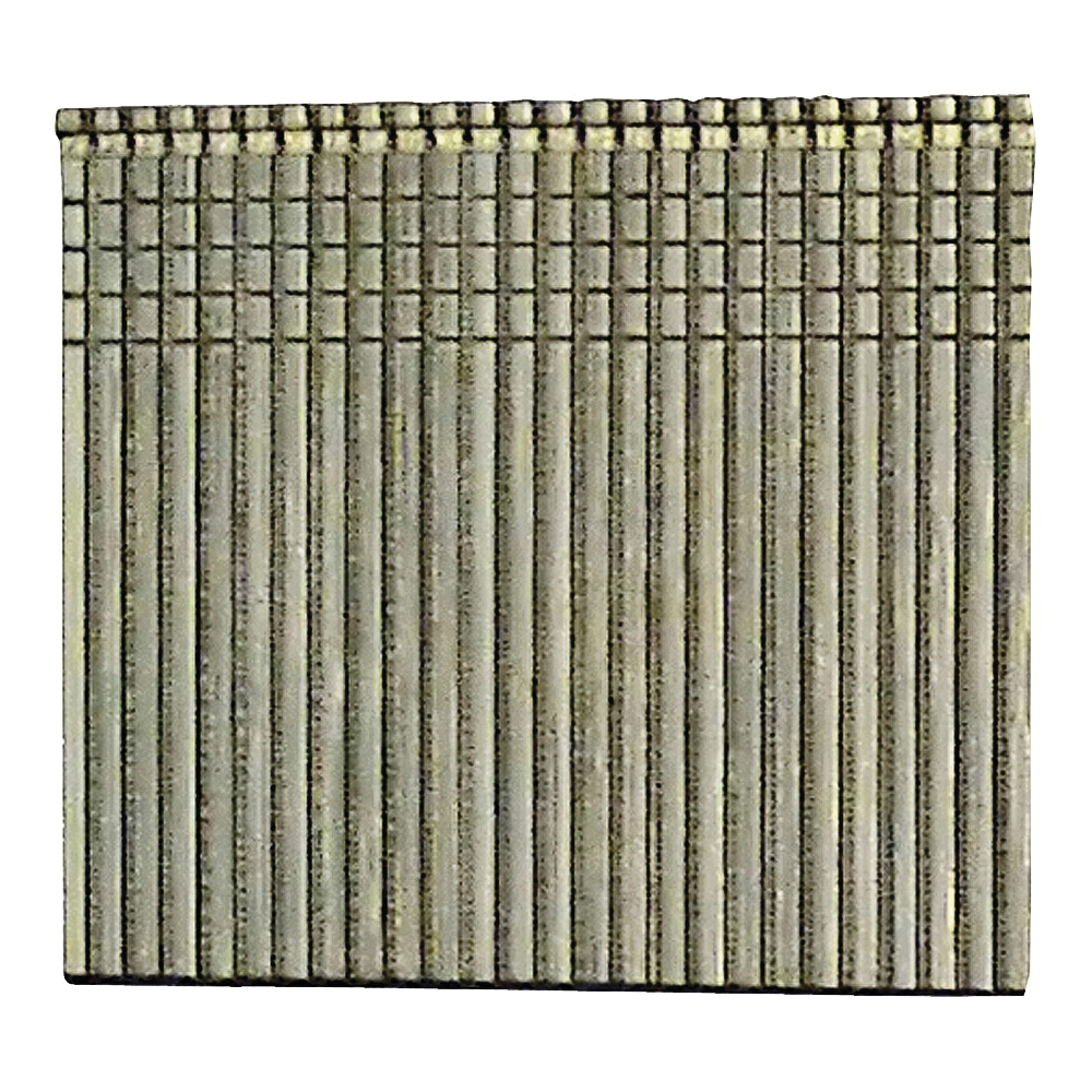 0718200 Finish Nail, 1/2 in L, 18 Gauge, Steel, Electro-Galvanized, Brad Head, Smooth Shank, 1,000 Count