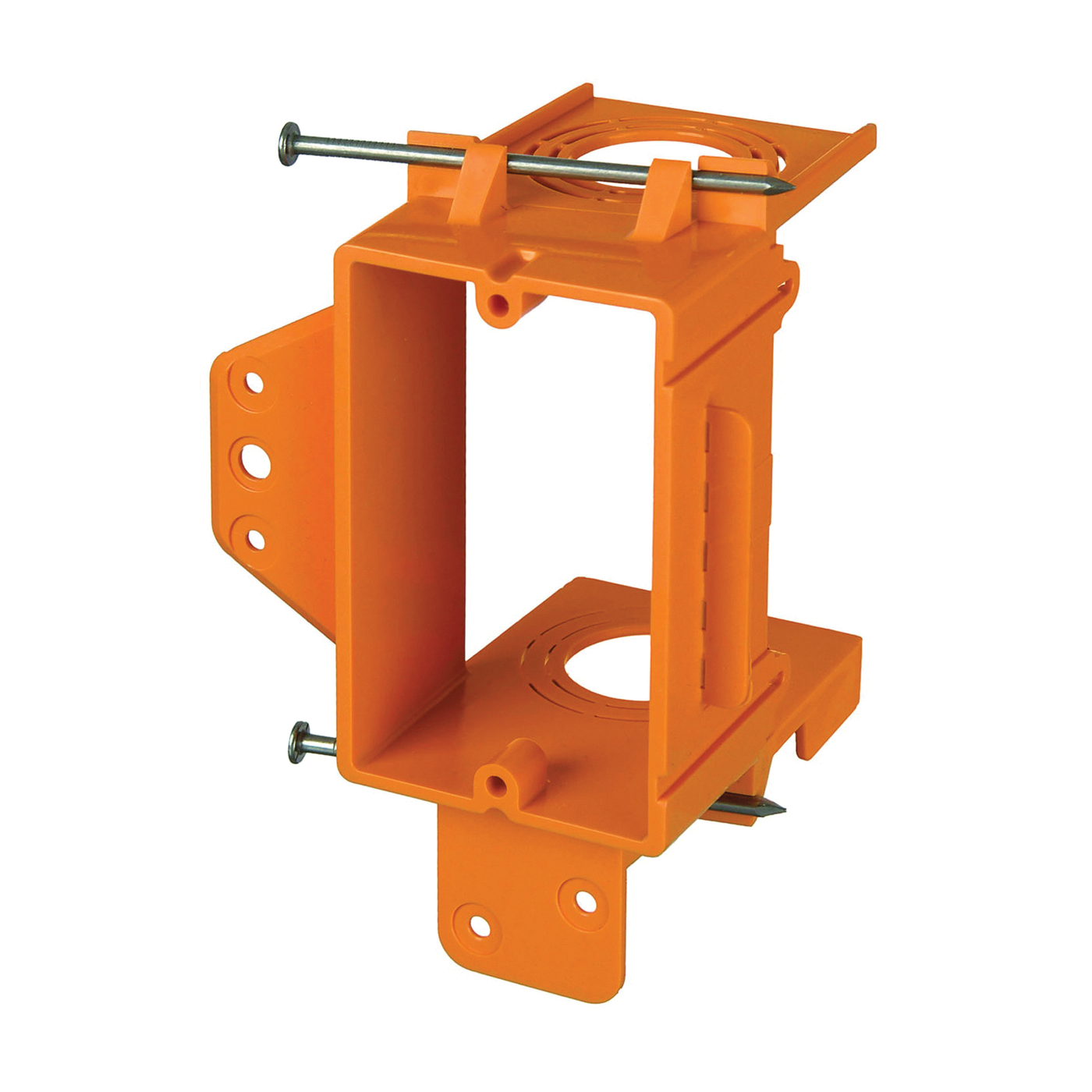 SC100A Mounting Bracket, PVC (Plastic), Orange, Nail Mounting