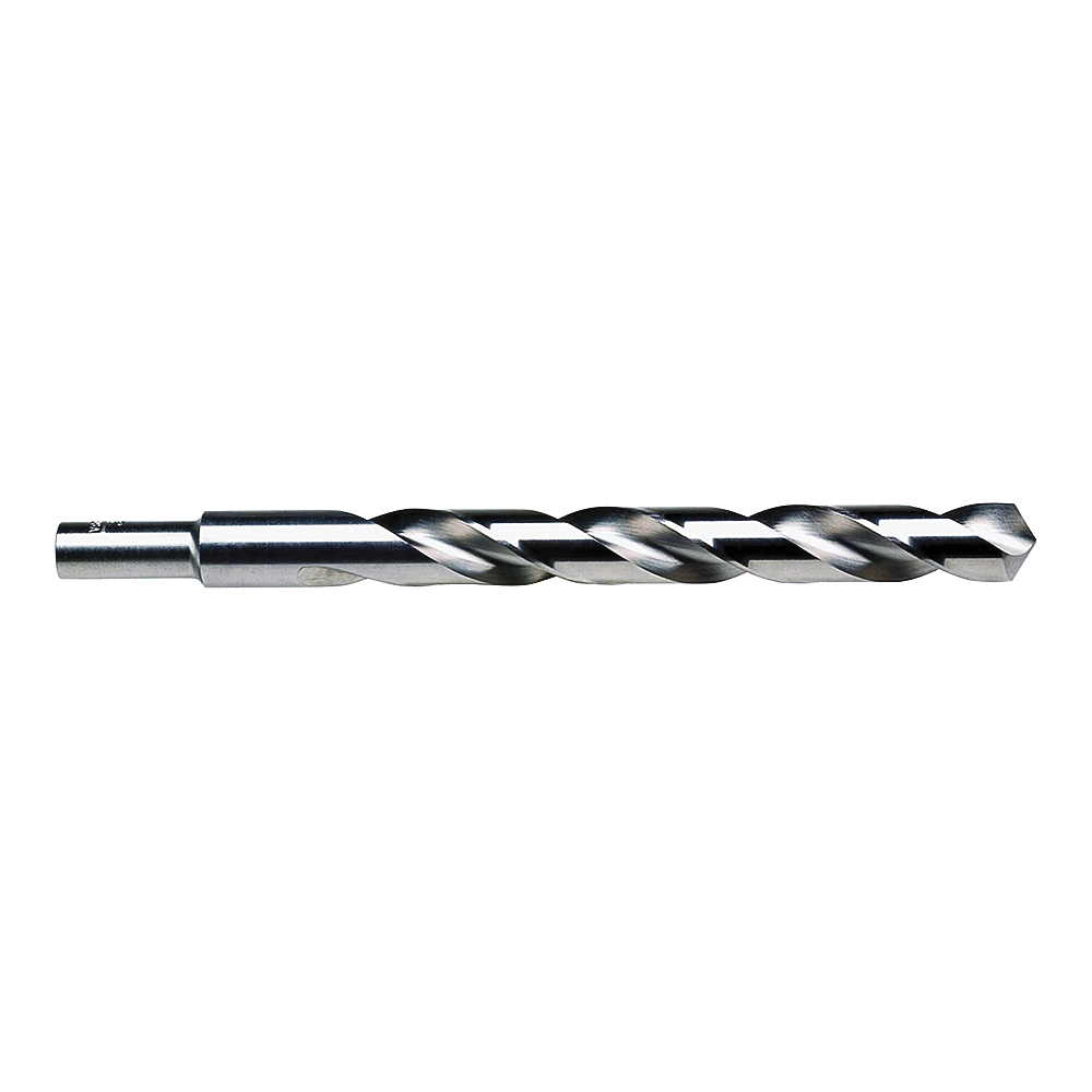 73832ZR Jobber Drill Bit, 1/2 in Dia, 6 in OAL, Spiral Flute, 2-Flute, 1/2 in Dia Shank, Reduced Shank