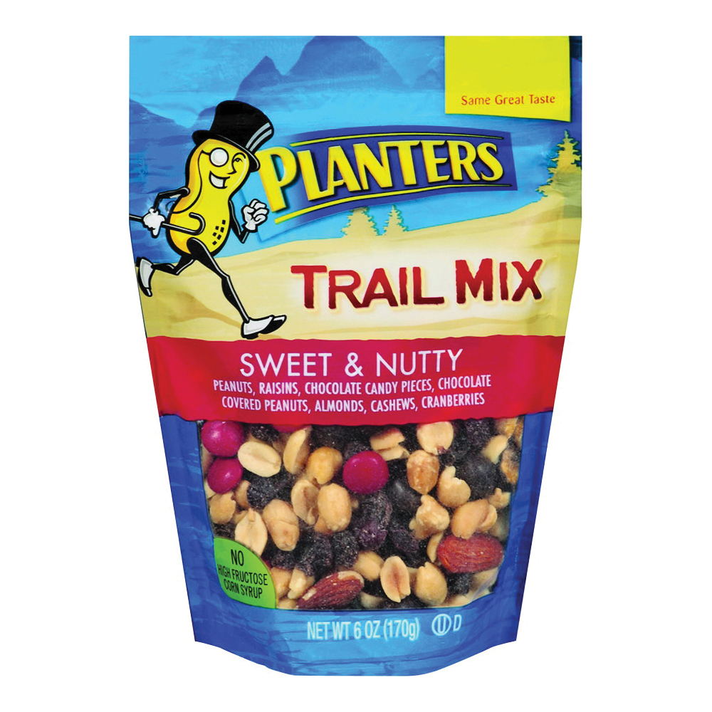 451995 Trail Mix, Nutty, Sweet, 6 oz Bag