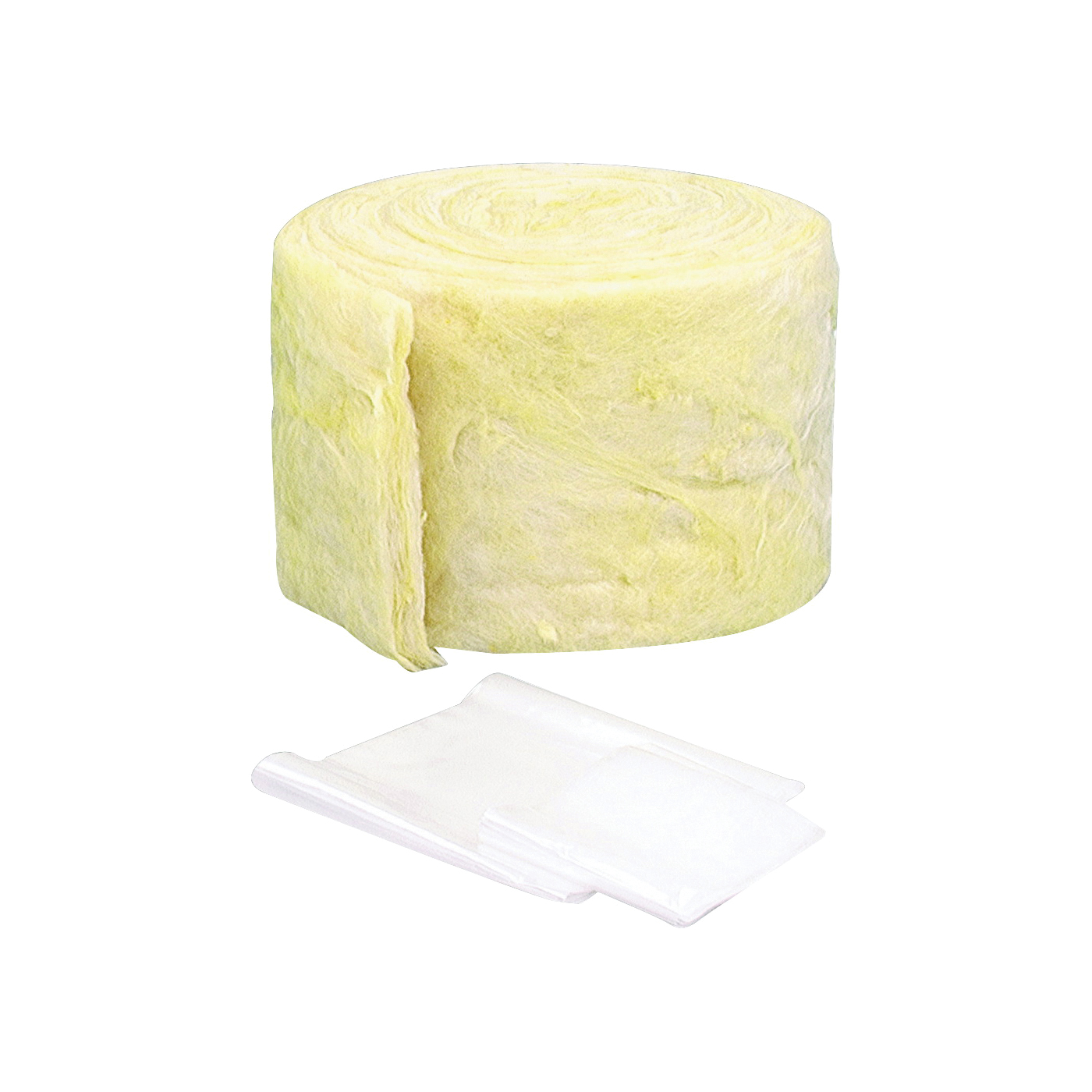 04937 Pipe Insulation Wrap, 25 ft L, 6 in W, 1/2 in Thick, Fiberglass, Yellow