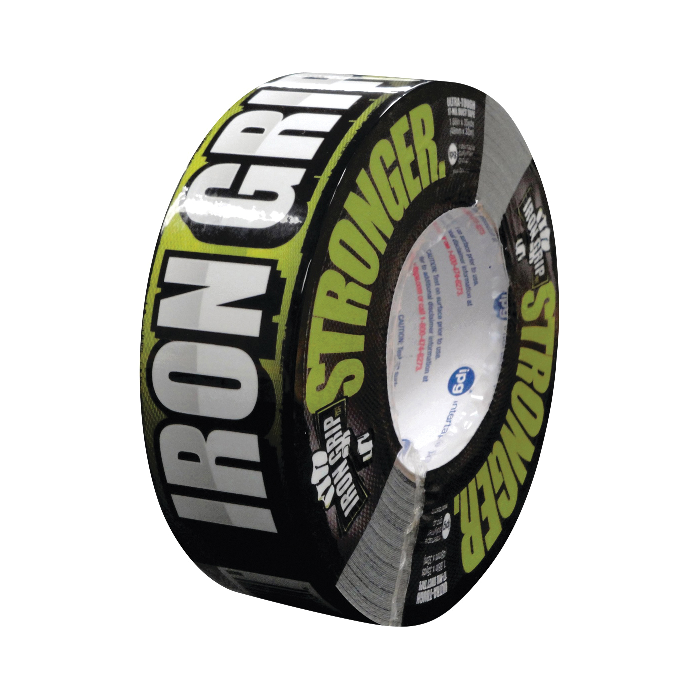 IG235 Duct Tape, 35 yd L, 1.88 in W, Cloth Backing, Black