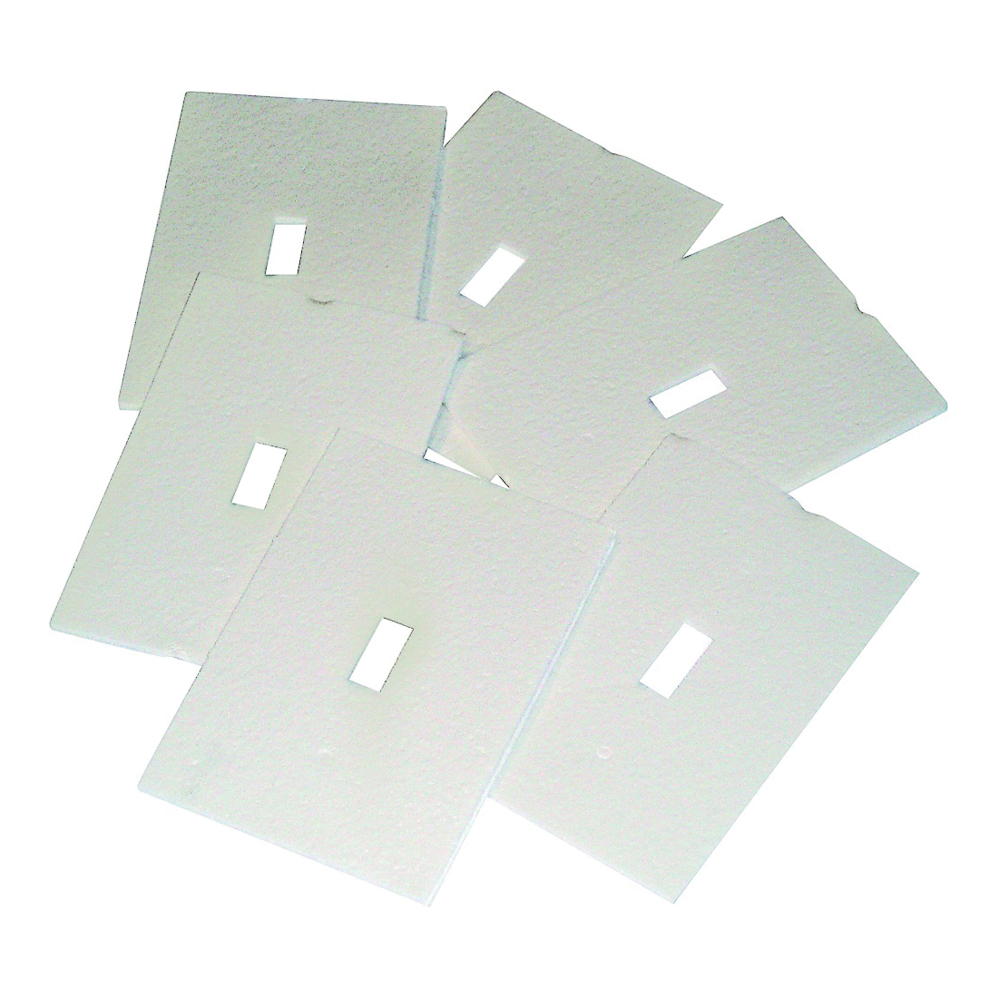 Frost King OS6H Plate Sealer, 4 in L, 2-1/2 in W, Plastic Foam, White - 1