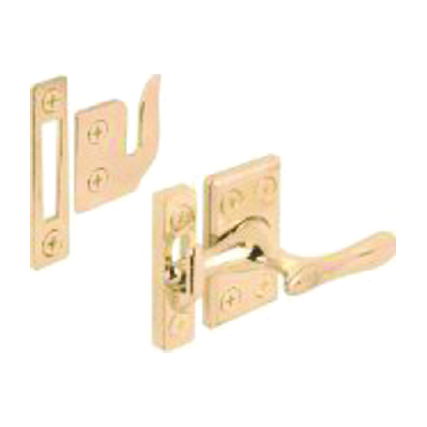 H 3553 Casement Lock, Zinc, Brass