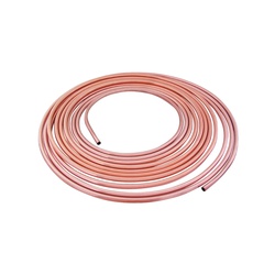 1/2X60L Copper Tubing, 1/2 in, 60 ft L, Soft, Type L, Coil