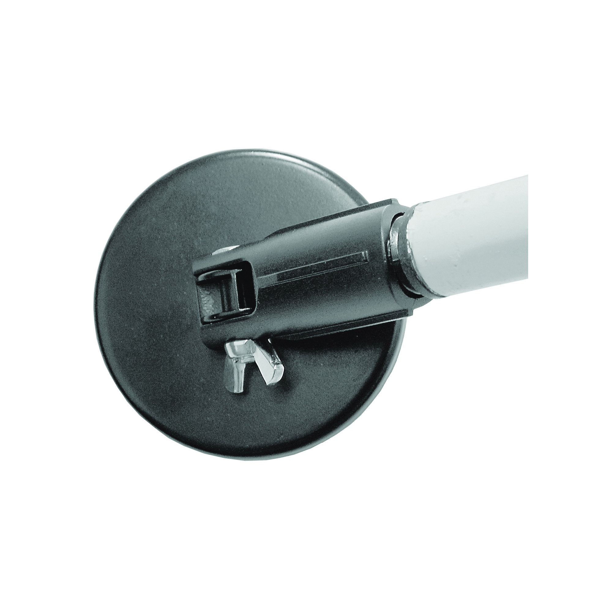 07508 Magnetic Pickup Tool Attachment with Broom Handle, 3-1/4 in Dia, 3-1/4 in H, Plastic