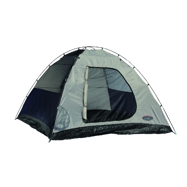 Texsport 01108 Sport Dome Tent, 10 ft L, 10 ft W, 5 Person, 1 -Door, Taffeta, Gray/Navy Blue/Red/Storm - 2