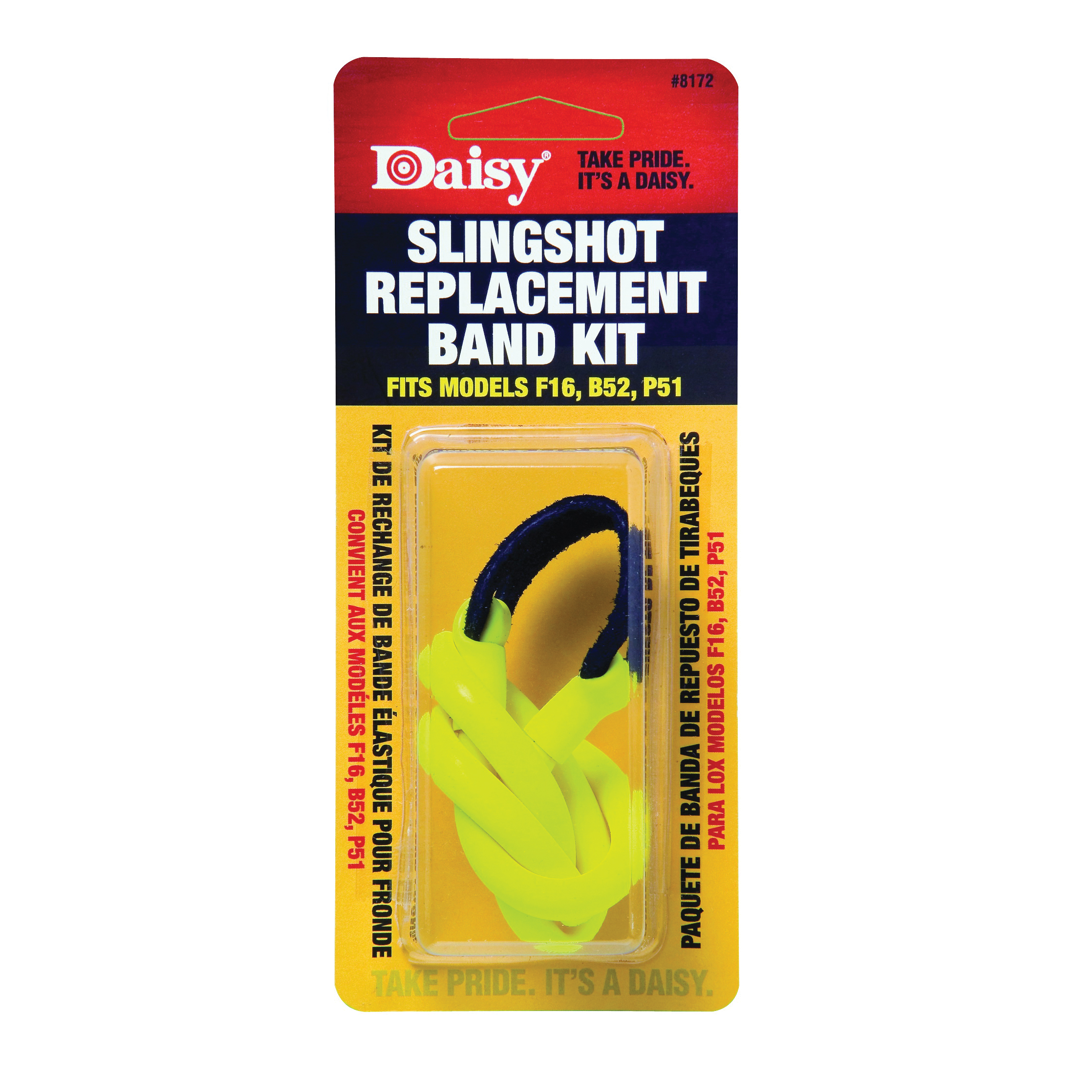 8172 Slingshot Band, Rubber, For: Model F16, B52 and P51 Slingshots