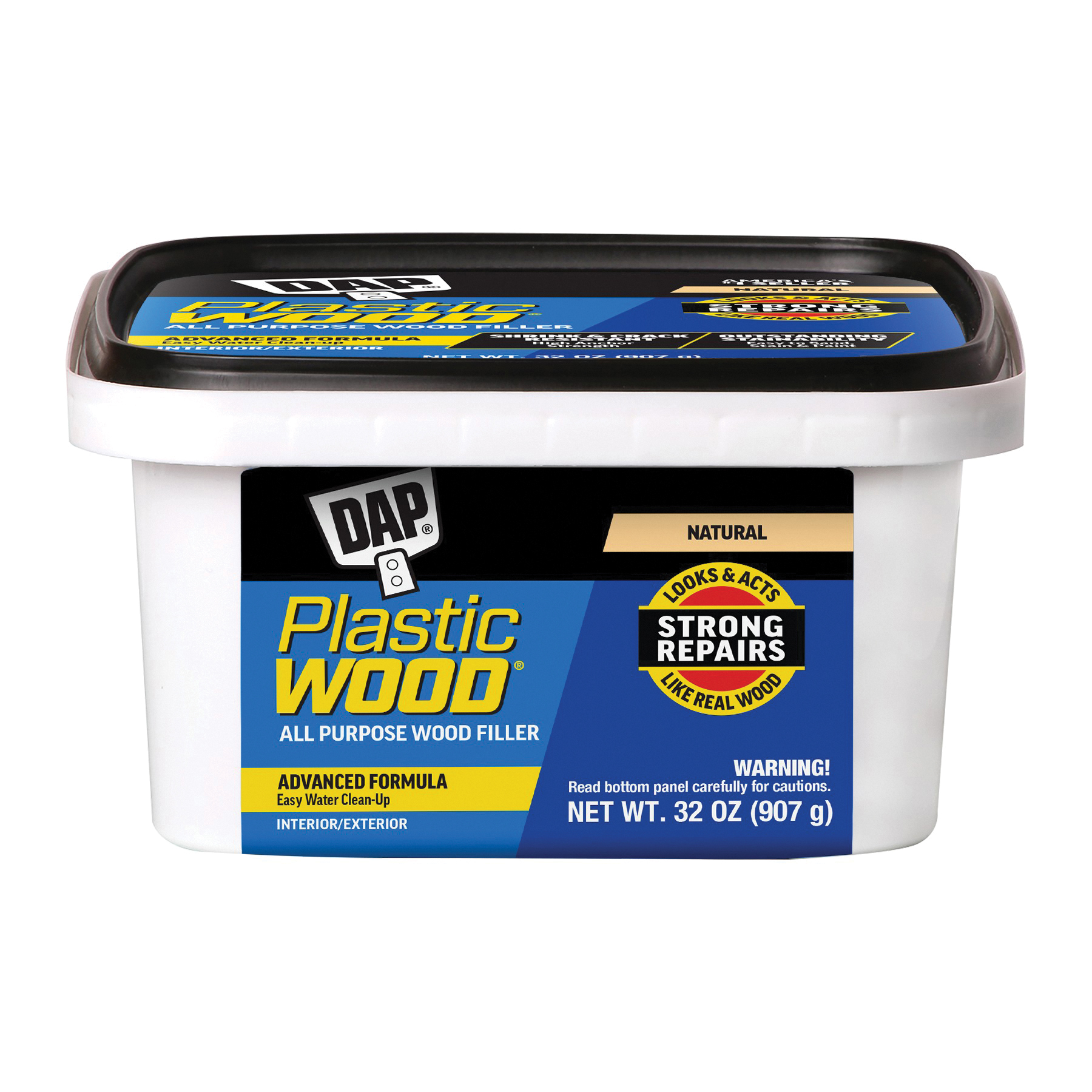 00525 Wood Filler, Paste, Musty, Natural, 32 oz