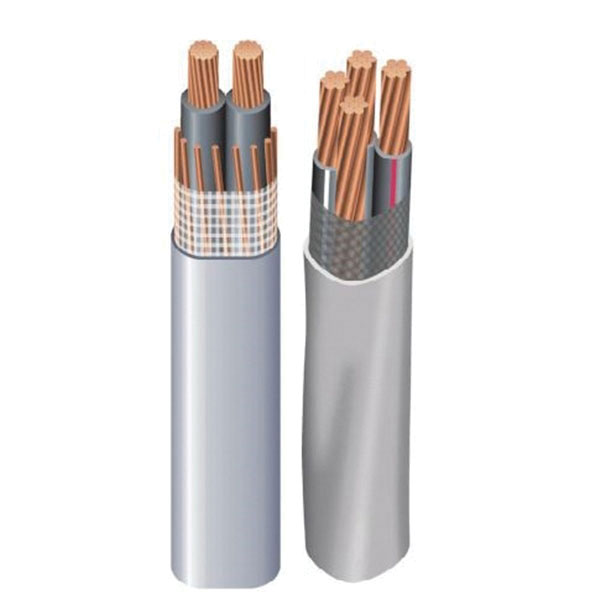 2/2/2CX100 Service Entrance Cable, 2 AWG Wire, 3-Conductor, Copper Conductor, PVC Insulation, PVC Sheath
