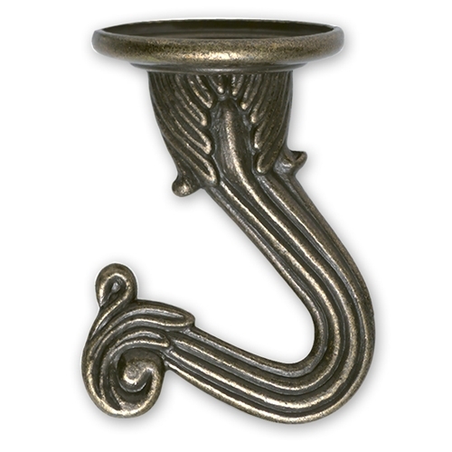 50342 Swag Hook, Antique Brass, 2/PK