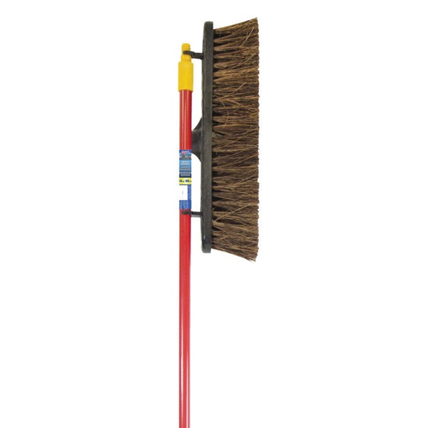 Quickie Bulldozer 00541 Push Broom, Palmyra Fiber Bristle, Steel Handle - 2