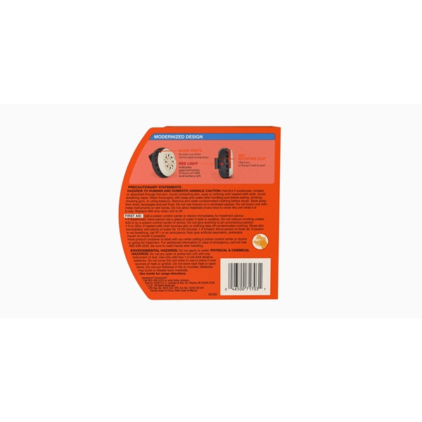 OFF! Clip-On 71703 Mosquito Repellent, 0.016 oz, Liquid, White