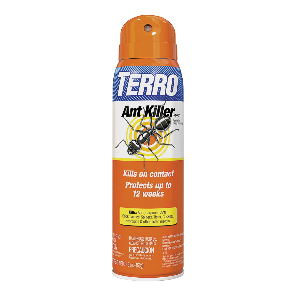 T401-6 Ant Killer, Liquid, Spray Application, Indoor, Outdoor, 16 oz Aerosol Can