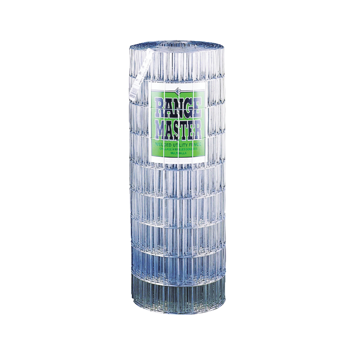 7755 Welded Utility Fence, 50 ft L, 72 in H, 2 x 4 in Mesh, 14 Gauge, Galvanized