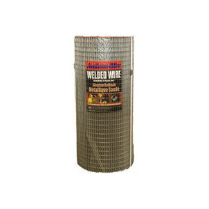 10 03 38 14 Welded Wire Fence, 100 ft L, 36 in H, 1 x 1 in Mesh, 14 ga Gauge, Steel, Galvanized