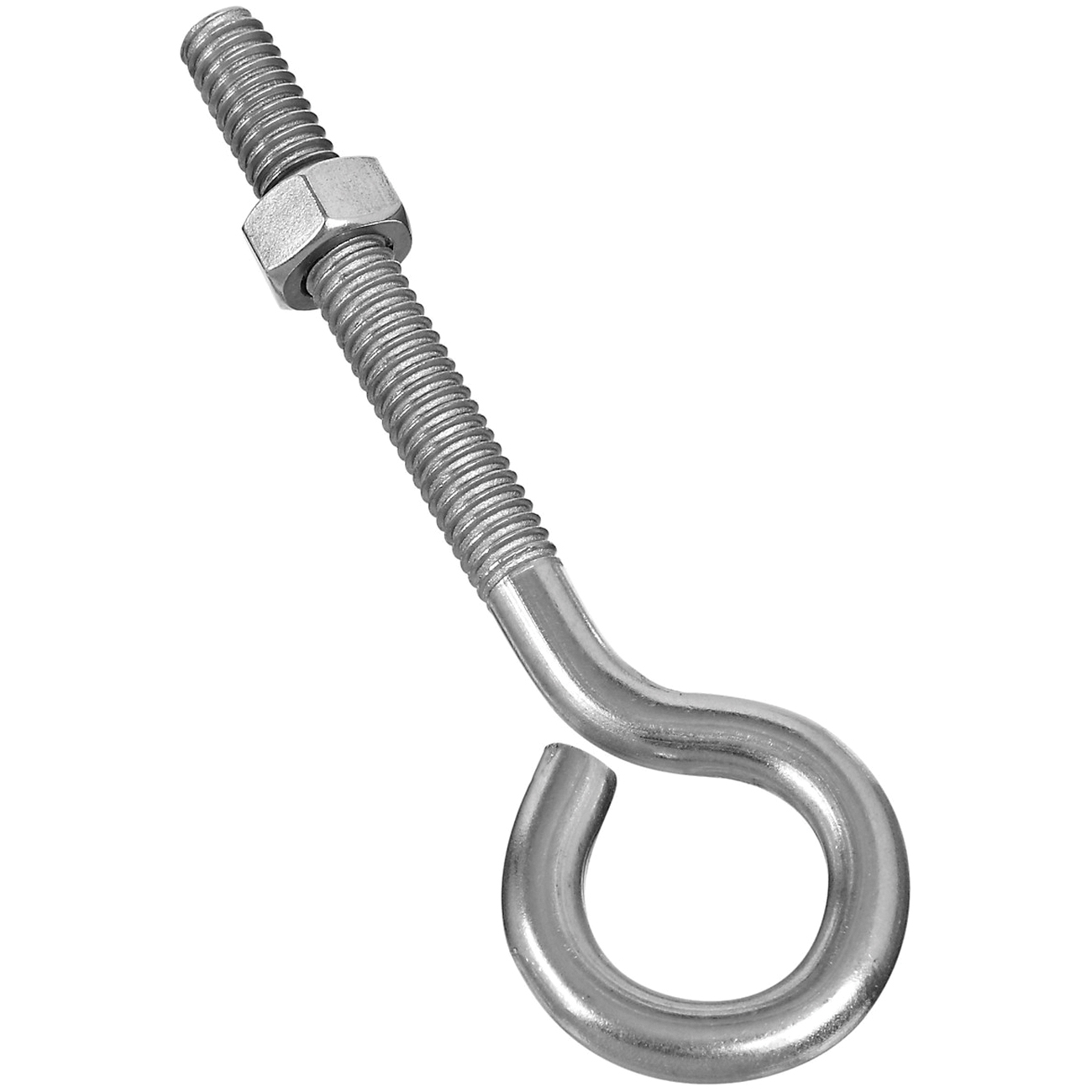 N221-622 Eye Bolt, 5/16-18 Thread, Coarse Thread, 2-1/4 in L Thread, 3/4 in ID Dia Eye