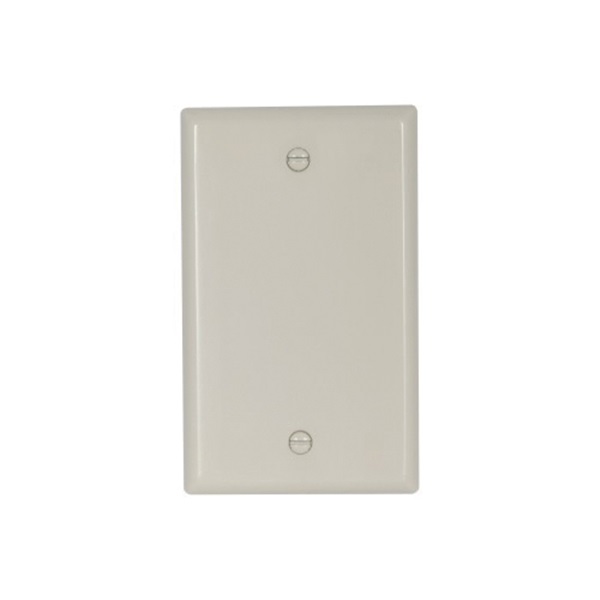 2129 2129LA Wallplate, 4-1/2 in L, 2-3/4 in W, 0.08 in Thick, 1 -Gang, Thermoset, Light Almond
