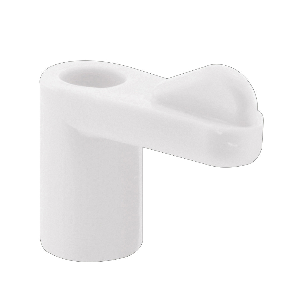 Make-2-Fit PL 7775 Window Screen Clip with Screw, Plastic, White, 12 Pack