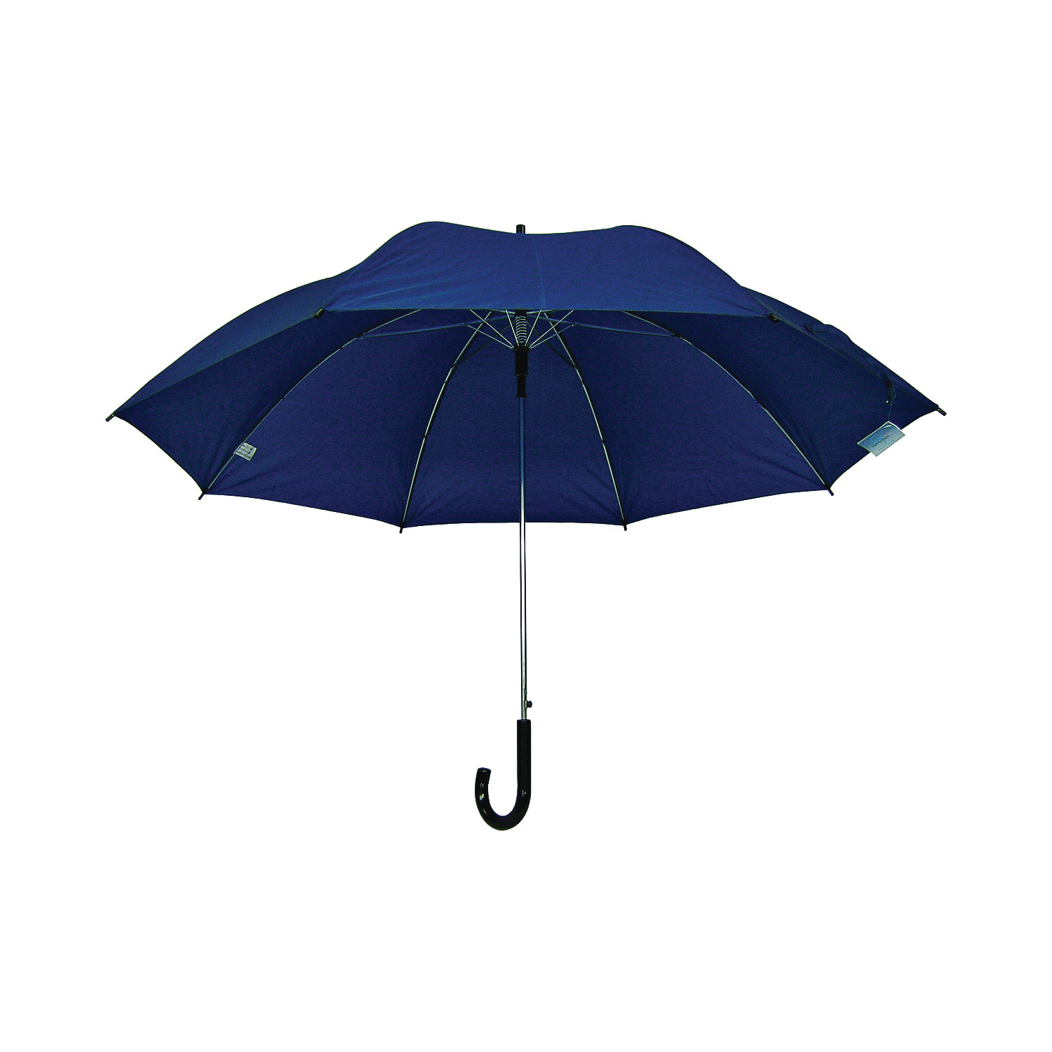 TF-04-NVY Deluxe Rain Umbrella, Nylon Fabric, Navy Fabric, 27 in